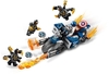 Đồ chơi LEGO Marvel Super Heroes 76123 - Xe Mô Tô Captain America đại chiến Outrider (LEGO 76123 Captain America: Outriders Attack)