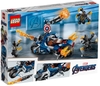 Đồ chơi LEGO Marvel Super Heroes 76123 - Xe Mô Tô Captain America đại chiến Outrider (LEGO 76123 Captain America: Outriders Attack)