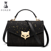 Golden Fox (Túi xách nữ FOXER đeo vai nữ phiên bản mới thời trang 954006F đen)
