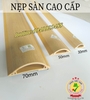 Nẹp sàn bán nguyệt họa tiết vân gỗ D50x12mm