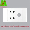 Ổ CẮM ĐÔI 2 CHẤU VỚI 1 LỖ E182UX
