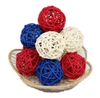 Rattan Ball colorful for decoration