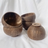 COCONUT SHELL BOWL WITH STANDS