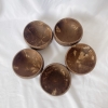 COCONUT SHELL BOWL WITH STANDS