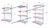 Giá kệ siêu thị dễ dàng tháo lắp bày trí sản phẩm