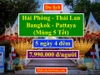 TOUR DU LỊCH HẢI PHÒNG THÁI LAN BANGKOK PATTAYA 2020, 0934.217.166