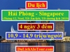 Tour du lịch Hải Phòng Singapore Noel Tết âm lịch dương lịch 2019