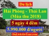 Tour du lịch Hải Phòng Thái Lan, tour Hải Phòng Thái Lan tháng 9/2018