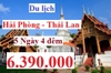 TOUR HẢI PHÒNG – THÁI LAN: BANGKOK - PATTAYA (Bay QR Airline)