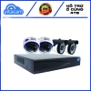 Bộ Camera IP POE 4 Mắt Camera + Đầu Ghi POE