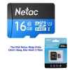 THẺ NHỚ MICRO SDHC NETAC 16GB CHÍNH HÃNG BẢO HÀNH 5 NĂM