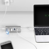 Dodocool DC20 - Hub chuyển USB Type C ra 4 cổng USB 3.0, có cổng sạc cho Macbook, chromebook