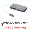 MINIX NEO C-MGR, USB-C Multiport Adapter - HDMI 4K, USB 3.0 chính hãng.