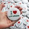 Huy hiệu 5,5 cm I LOVE VP IRON