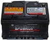 Ắc quy Delkor 12V 80Ah ( 58039)/ Delkor 80A cọc chìm-coc thụt-cọc thấp, Din58039