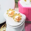 Bộ trang sức Ngọc trai Cao cấp 4M - Hoa hướng dương - SUN FLOWER PEARL (10ly) - CTJ0904