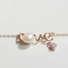 Dây chuyền Mặt Ngọc trai Thiên nhiên Cao cấp Bạc S925 nạm Zircon - Quà tặng Tình yêu - LOVE PEARL (8-9ly) - CTJ1409