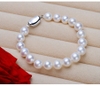 Vòng tay Ngọc trai Thiên nhiên Cao cấp Chuỗi đơn tròn hoàn hảo - PERFECT PEARL (9-10ly) - CTJ2309