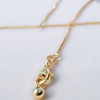 Mặt dây chuyền Ngọc trai nước ngọt Thiên nhiên Cao cấp - Chiếc là thời gian - LEAF PEARL (9-10y) - CTJ3011