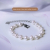 Vòng tay Ngọc trai nước ngọt Thiên nhiên Cao cấp - Trái tim thuần khiết - PURE PEARL (8-9ly) - CTJ3710