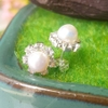 Bông khuyên tai ngọc trai Kiểu nụ Phong cách Kiss Pearl(6ly) - CTJ6706