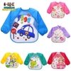 SET 2 ÁO YẾM NILON CHO BÉ TẬP ĂN DẶM