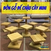 KỆ ĐÔN GỖ ĐỂ CHẬU HOA CÂY CẢNH