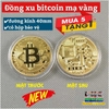 ĐỒNG XU BITCOIN MẠ VÀNG 24K- QUÀ TẶNG ĐỘC ĐÁO VÀ Ý NGHĨA