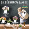 KỆ SẮT NGHỆ THUẬT ĐỂ CHẬU HOA CÂY CẢNH