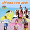 MŨ Ô ĐI MƯA CHO BÉ SIÊU YÊU