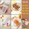 COMBO 10 QUE XIÊN NƯỚNG THỊT BẰNG INOX