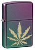 Zippo Iridescent Marijuana Leaf 49185 Zippo Iridescent Marijuana Leaf 49185