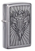 Zippo Eagle Shield Emblem Design 49450 Zippo Eagle Shield Emblem Design 49450