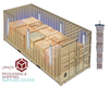 Thanh treo hút ẩm container 1Kg (4 túi) 25 pc/box