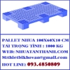 PALLET NHỰA 1000X600X100 MM