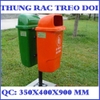 THÙNG RÁC TREO ĐÔI