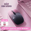 Chuột không dây M103BT kết nối Bluetooth và USB 2.4G thiết kế siêu mỏng siêu nhẹ, đa dạng màu sắc phối màu hiện đại