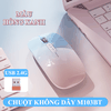 Chuột không dây M103BT kết nối Bluetooth và USB 2.4G thiết kế siêu mỏng siêu nhẹ, đa dạng màu sắc phối màu hiện đại