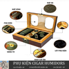 Hộp bảo quản cigar kèm phụ kiện Lubinski - YJA-60019