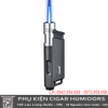 Bật lửa khò 1 tia Aomai AM7208 chính hãng – Chống gió, chỉnh lửa dễ, nhìn rõ gas, nhỏ gọn sang trọng