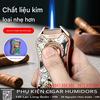 Bật lửa khò 1 tia Honest BCZ833-1 chính hãng – Có đục lỗ cigar, chống gió, nhìn rõ gas, kim loại cao cấp