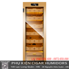 Tủ điện bảo quản cigar 6 tầng Lubinski RA-666 – Gỗ tuyết tùng, điều khiển WiFi, mở khóa vân tay thông minh