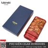 Bao da cigar hình rồng gỗ tuyết tùng YJA-50021