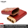 Bao da cigar hình rồng gỗ tuyết tùng YJA-50021