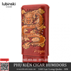 Bao da cigar hình rồng gỗ tuyết tùng YJA-50021
