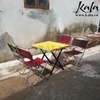 Ghế cafe gấp gọn mini