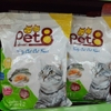 Thức Ăn Hạt Cho Mèo Pet8 Tasty Cat Food Vị Cá Hồi 1kg
