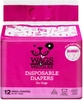 WAGS & WIGGLES Dog Diapers For Female Dogs, Small