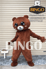 Mascot Gấu Brown Lấy Mặt Ngầu
