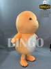 Mascot khủng long vàng